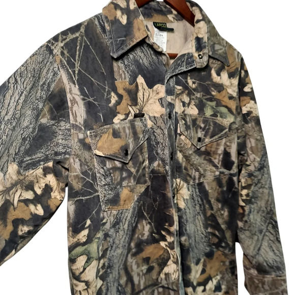 Lapco Breakup Camouflage Pearl Snap USA - Picture 2 of 6